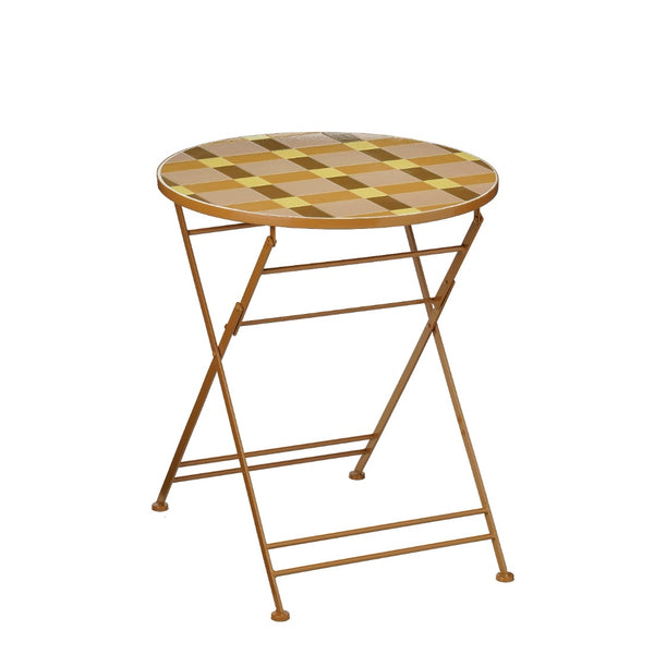 Bologna Large Brown Wooden Side Table (71 cm)