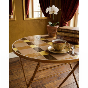 Bologna Large Brown Wooden Side Table (71 cm)