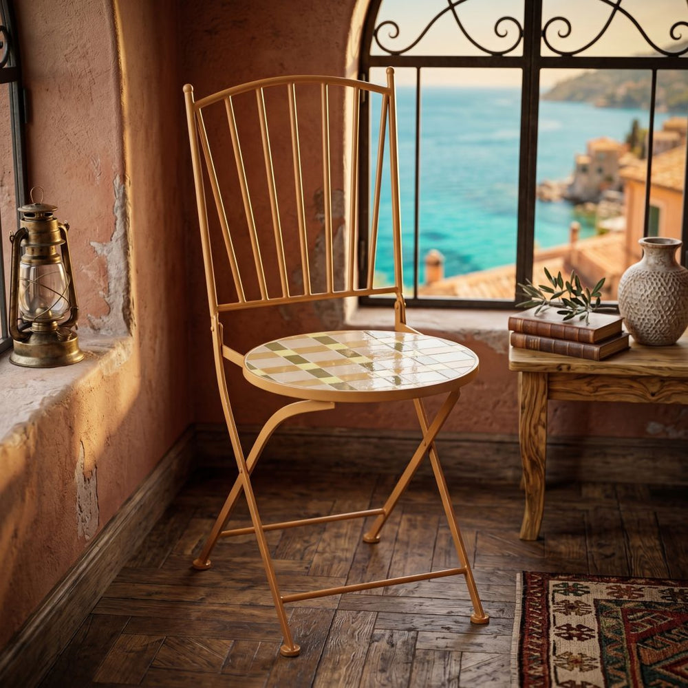 Bologna Brown Wooden Dining Chair (87 cm)
