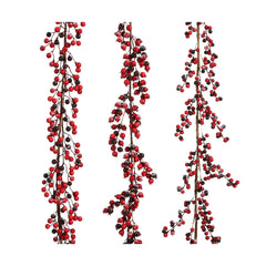 Frosted Bordeaux Berries Garland (180cm)