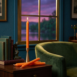 Orange Dinner Candles (25 cm)