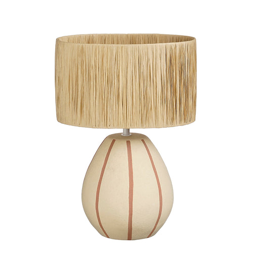 Denton table lamp beige 60W E27 IP20 - l33xw22,5xh47cm
