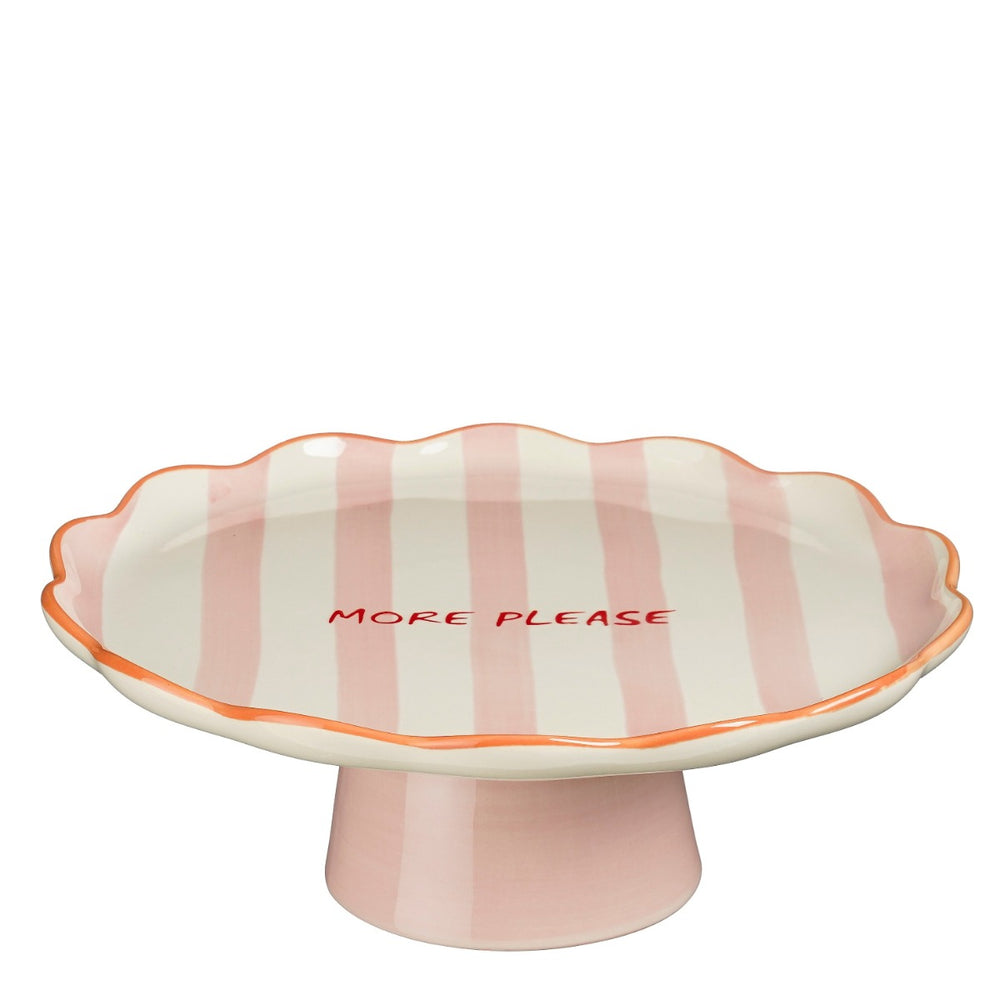 Mag Pink Scalloped Cake Stand (28 cm)