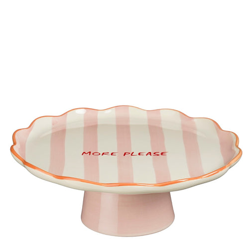 Mag Pink Scalloped Cake Stand (28 cm)
