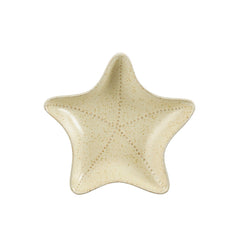 Cream Speckled Ceramic Starfish Plate (22.5 cm)