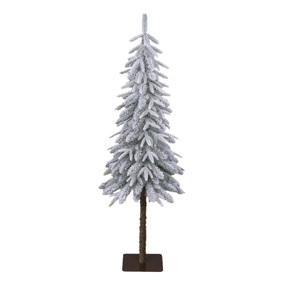 Green Frosted Lodge Christmas Tree (155cm)