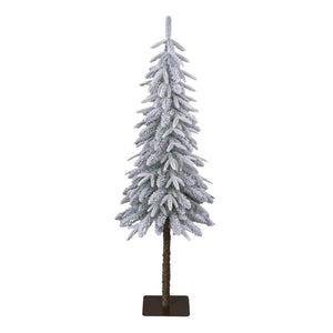 Green Frosted Lodge Christmas Tree (155cm)