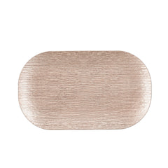 Champagne Mila Oval Decoration Plate (43 cm)