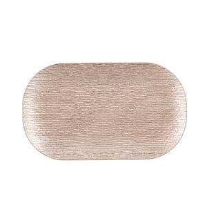 Champagne Mila Oval Decoration Plate (43 cm)
