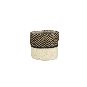 Black Jameson Round Basket (16 cm)