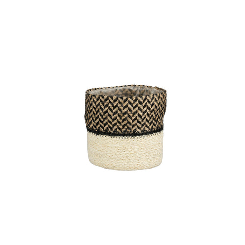 Black Jameson Round Basket (16 cm)