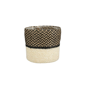 Black Jameson Round Basket (18 cm)