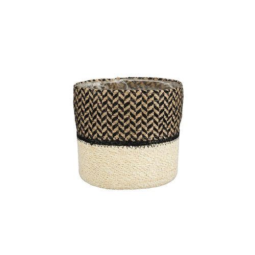 Black Jameson Round Basket (18 cm)