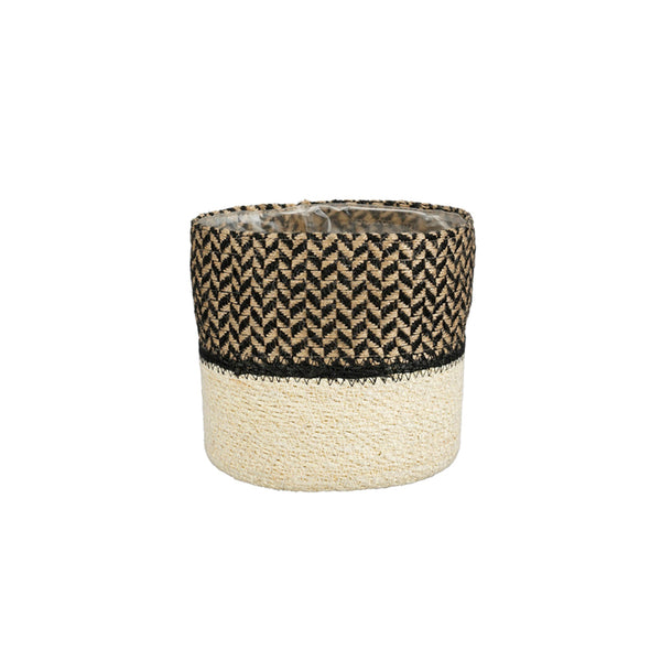 Black Jameson Round Basket (18 cm)