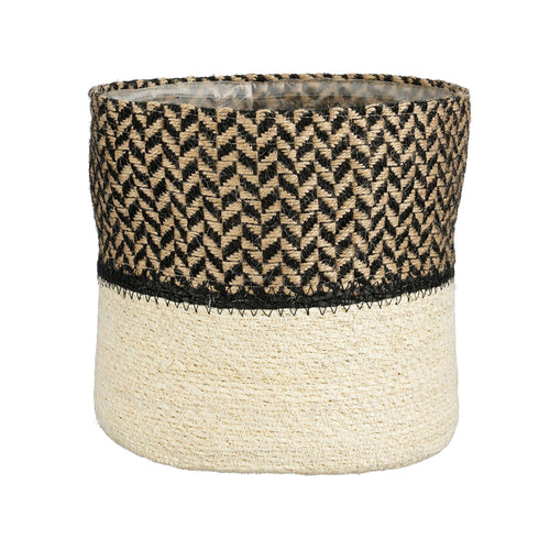 Black Jameson Round Basket (20 cm)