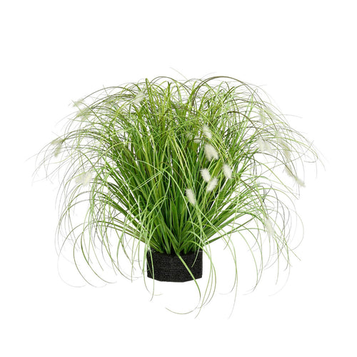 Artificial Green Cattail Grass with Root Lump (55 cm)