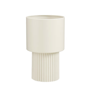 Lux Round Off-White Planter Pot (36 cm)