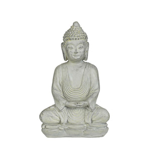 Grey Decorative Buddha Statue (27 cm)