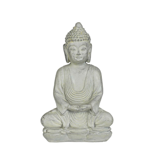 Grey Decorative Buddha Statue (27 cm)