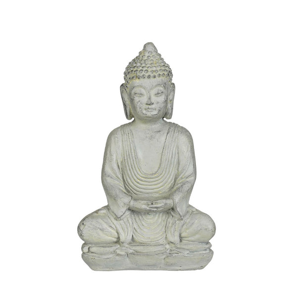Grey Decorative Buddha Statue (27 cm)