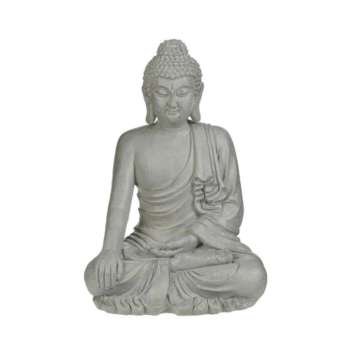 Extra Large Grey Decorative Buddha Statue (93 cm)