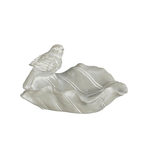 Grey Decorative Bird Bath Tray (17 cm)