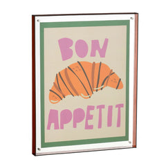 Bon Appetit Croissant Framed Wall Art (44 cm)