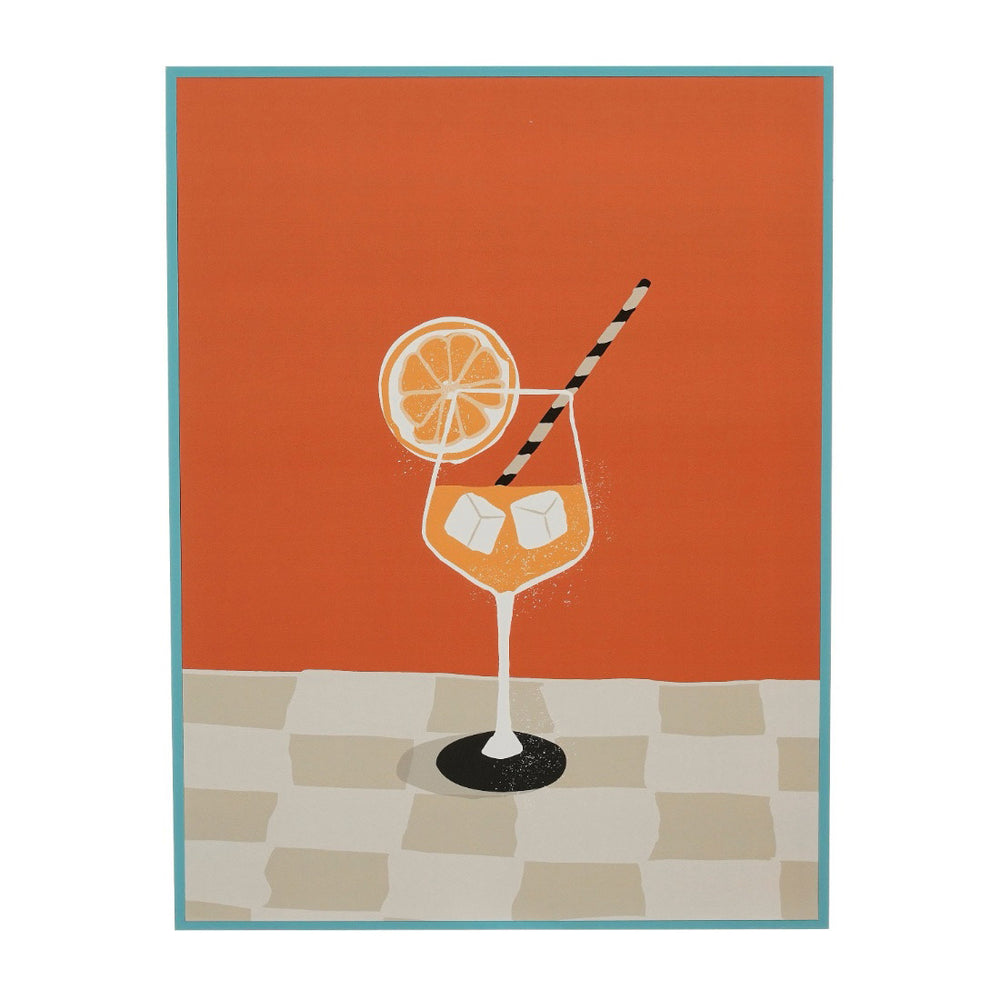 Retro Cocktail Framed Wall Art (41 cm)