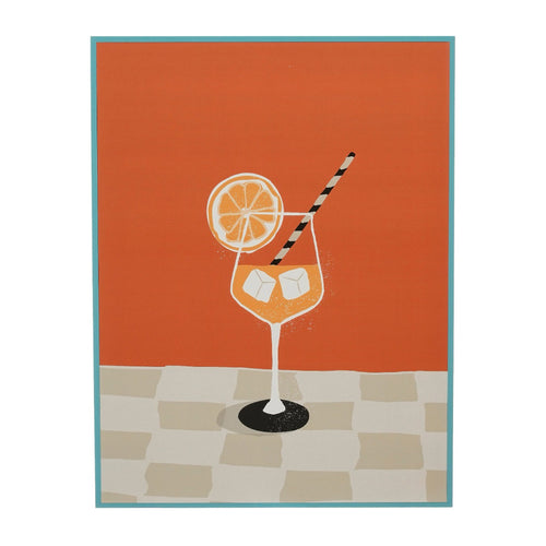 Retro Cocktail Framed Wall Art (41 cm)