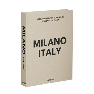 Grey 'Italy' Decorative Fake Book (33 cm)