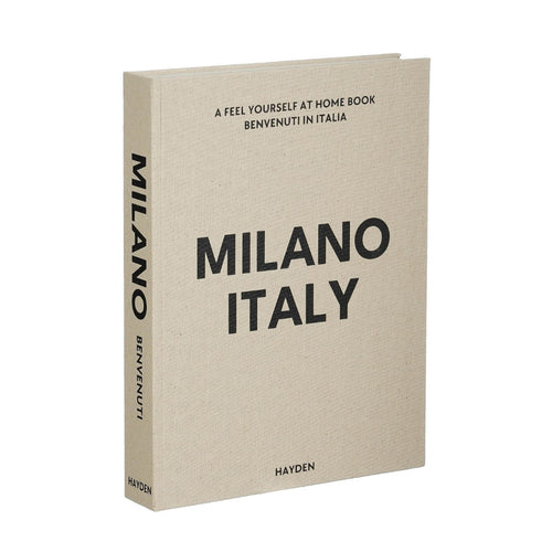 Grey 'Italy' Decorative Fake Book (33 cm)