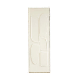 Off-White Wooden Wall Decoration (90 cm)