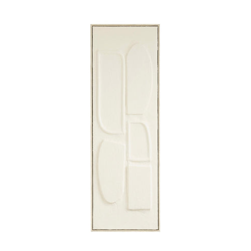 Off-White Wooden Wall Decoration (90 cm)