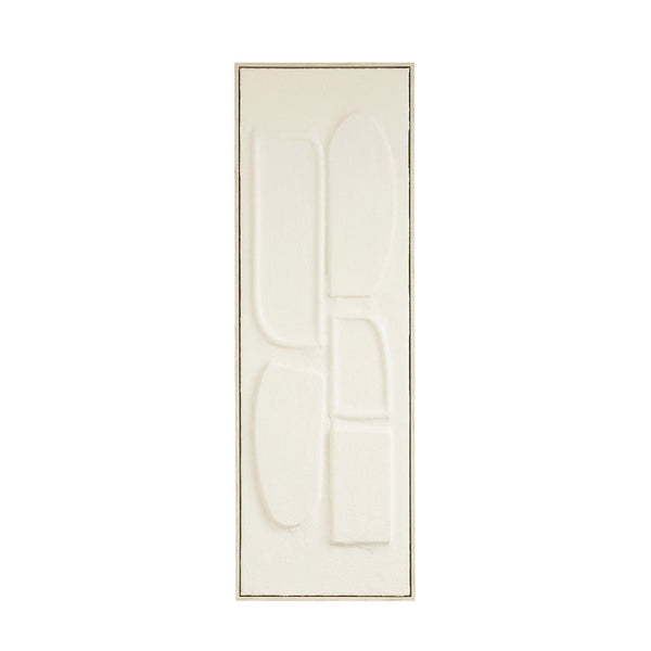 Off-White Wooden Wall Decoration (90 cm)