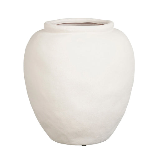 Julius Tall Off-White Decorative Vase (31 cm)