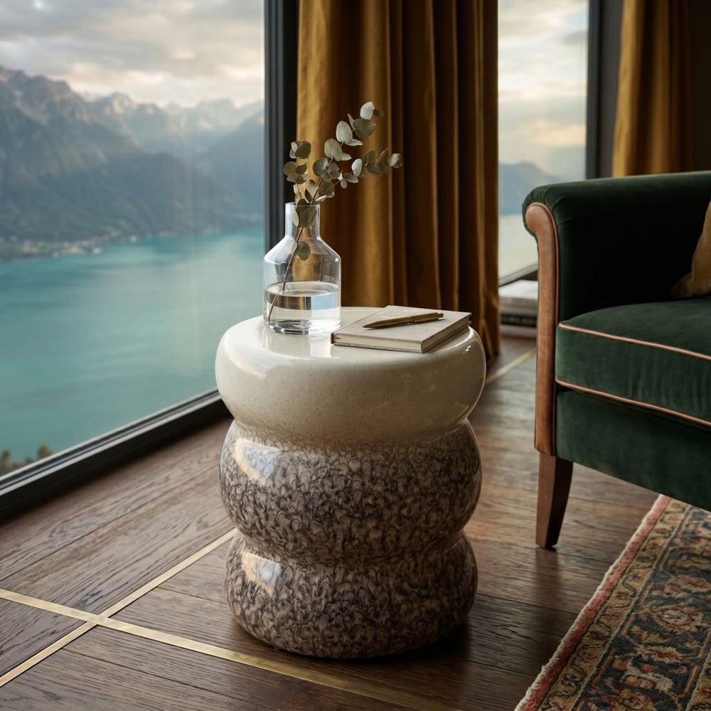 Emilio Grey Side Table (40 cm)