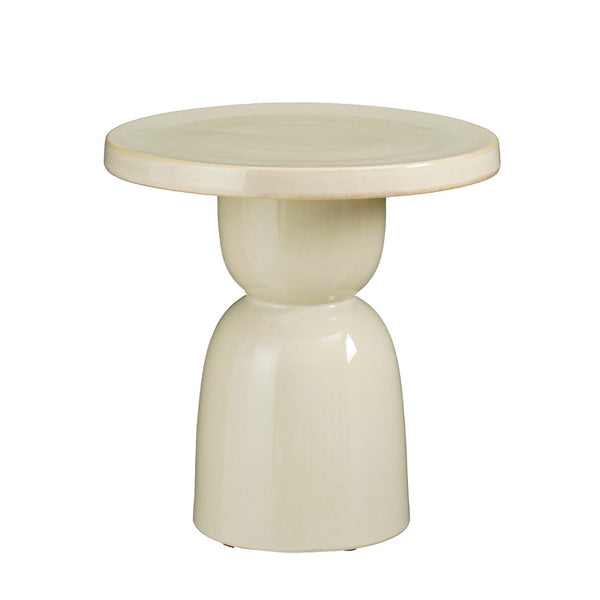 Jael Cream Side Table (40 cm)