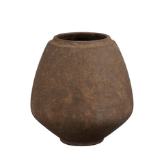 Ares Round Brown Planter Pot (32 cm)