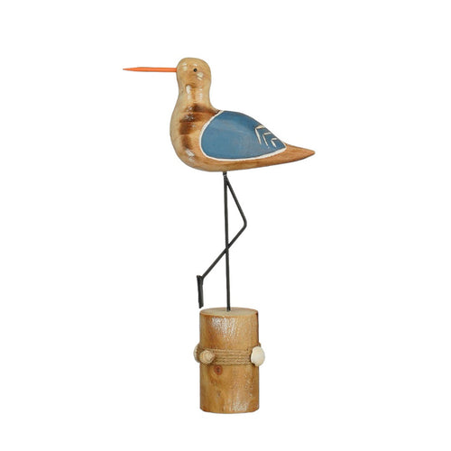 Rustic Wooden Seagull Decoration (28.5 cm)