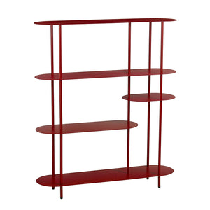 Rack red - l118xw31xh139cm