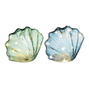 LED Illuminated Glass Shell Decoration - Each At