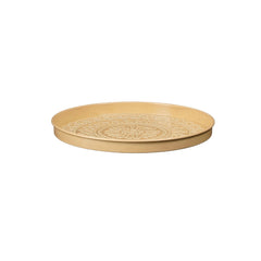 Medina Embossed Beige Tray (30 cm)