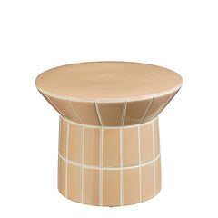 Menton side table cream - h30xd37,5cm