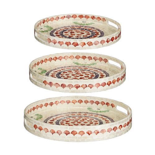 Lucello Patterned Woven Tray (45 cm)
