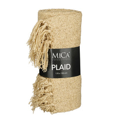 Trey throw beige - l170xw130cm