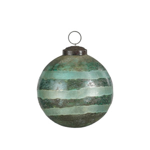 Hetty ornament ball turquoise - h10xd10cm