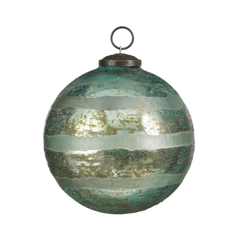 Hetty ornament ball turquoise - h15xd15cm