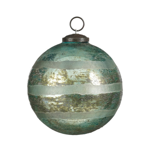 Hetty ornament ball turquoise - h15xd15cm