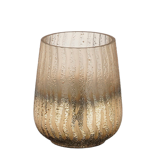 Xevera hurricane light l. brown - h14xd12cm