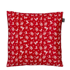 Cushion hohoho red - l45xw45xh16cm